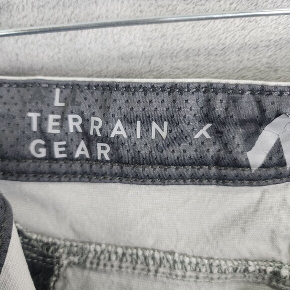 Men's Terrain Gear Gray Cargo Shorts 11" Inseam Size 38 - Picture 4 of 12